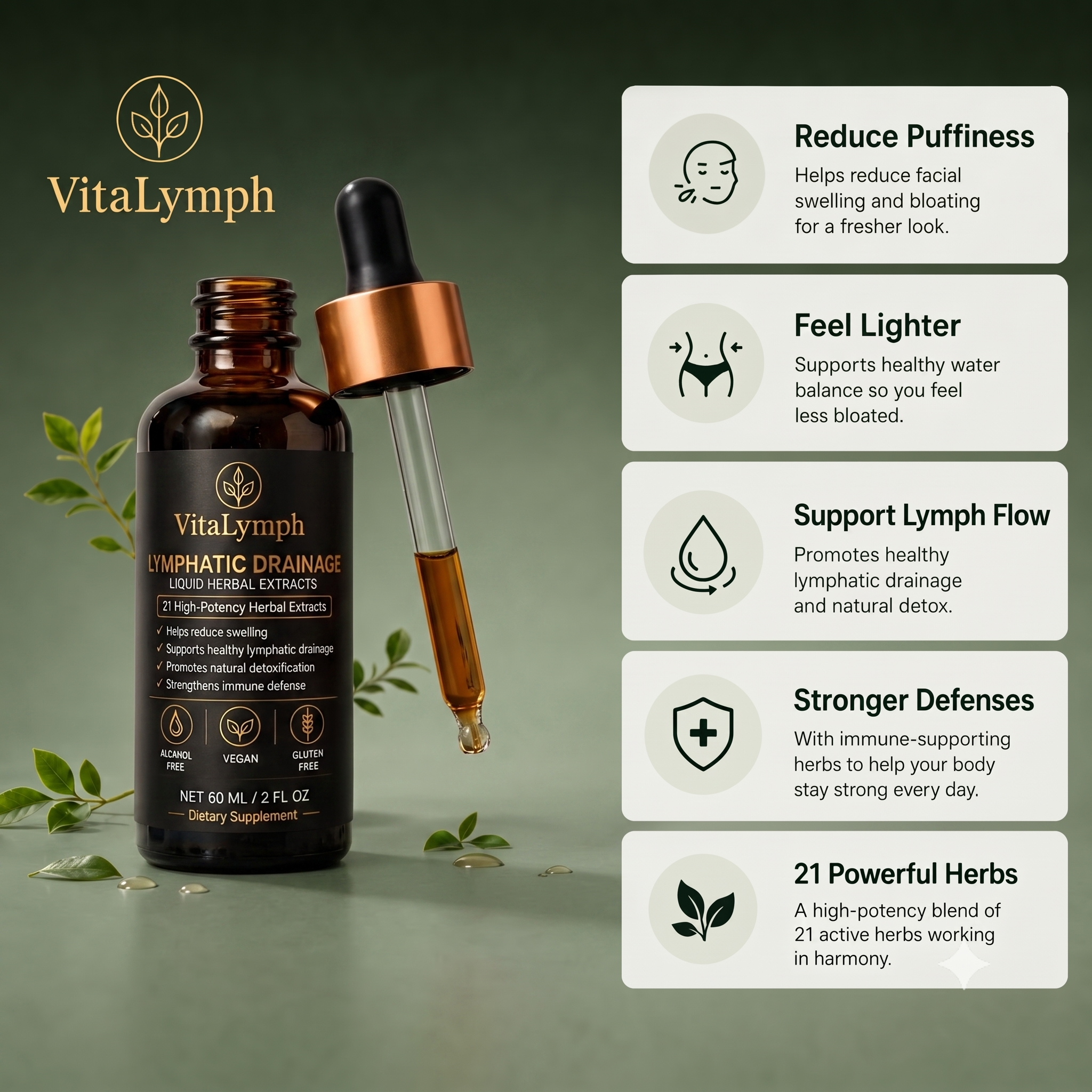 Lymphatic Drainage Herbal Drops™